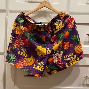 lsu swim trunks hawaiian